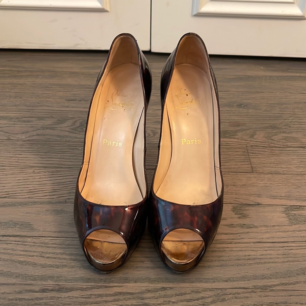 Christian Louboutin Peep Toe Pumps